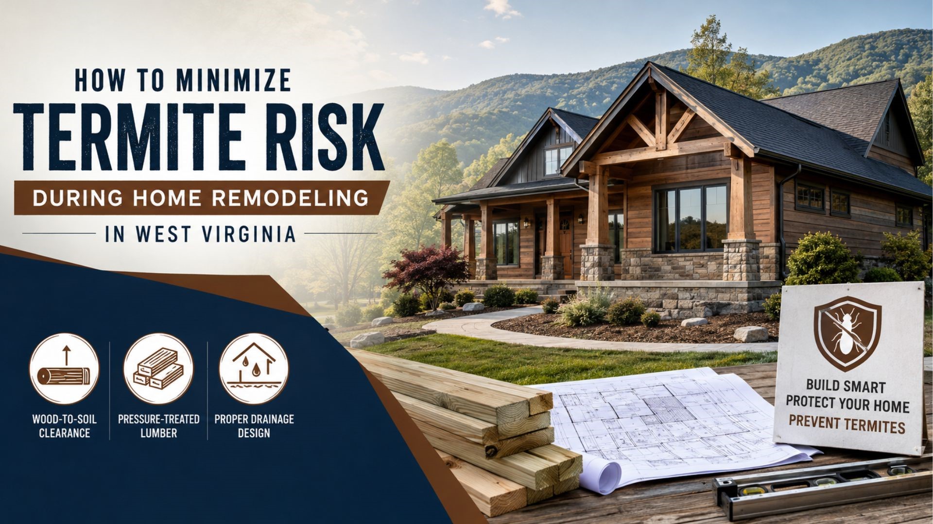 Home Remodeling in Termite-Prone Areas of West Virginia